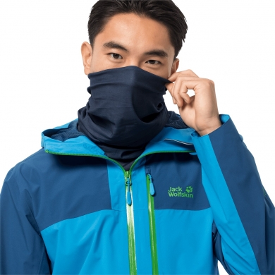 Jack Wolfskin Chusta wielofunkcyjna (chusta na szyję) Melange Headgear granatowa